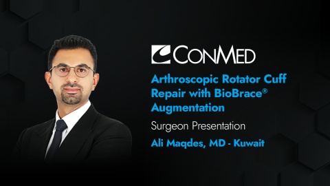 Dr. Maqdes Presentation (2023) - Arthroscopic Rotator Cuff Repair with BioBrace® Augmentation