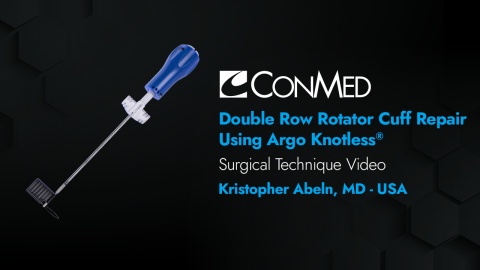 Dr. Abeln - Double Row Rotator Cuff Repair Using the Argo Knotless® Anchor
