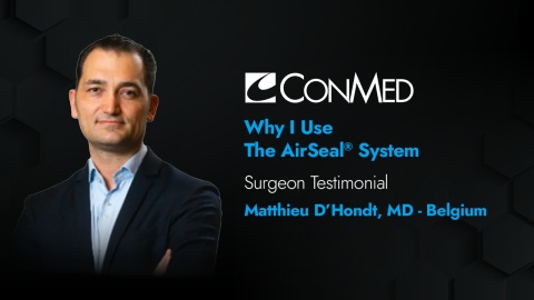 Why I Use The AirSeal® System - Dr. Matthieu D'Hondt Testimonial
