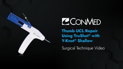 Thumb UCL Repair Using TruShot® with Y-Knot® Shallow
