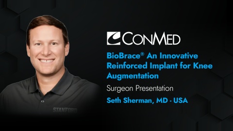 Dr. Sherman Presentation (2023) - BioBrace® An Innovative Reinforced Implant for Knee Augmentation