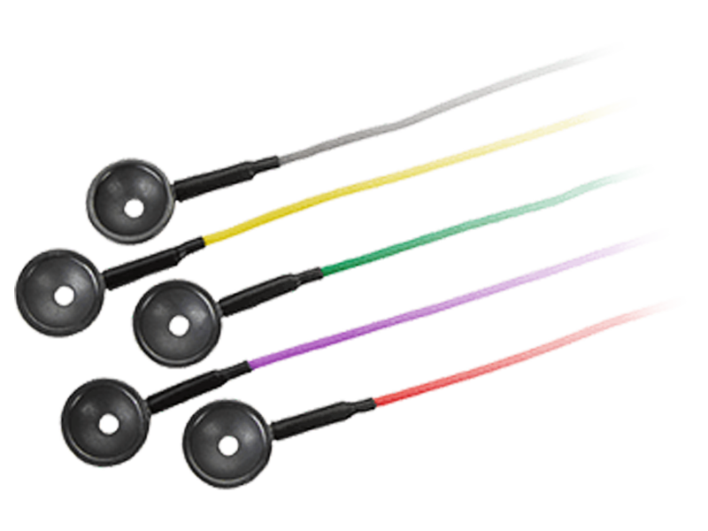 group of brainstream eeg electrodes